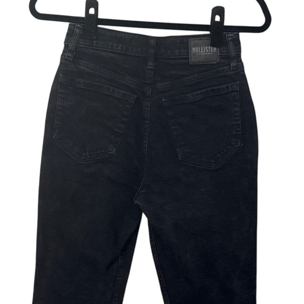 Hollister Ultra High‎ Rise Mom Jeans Washed Black Size 3R - Picture 13 of 14